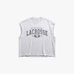 (575) Varsity Lacrosse Raw Gym Cutoff in Ash/Vintage Gray - Represent Lacrosse