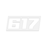 THE (617) FOUNDATION PREMIUM STICKER - WHITE