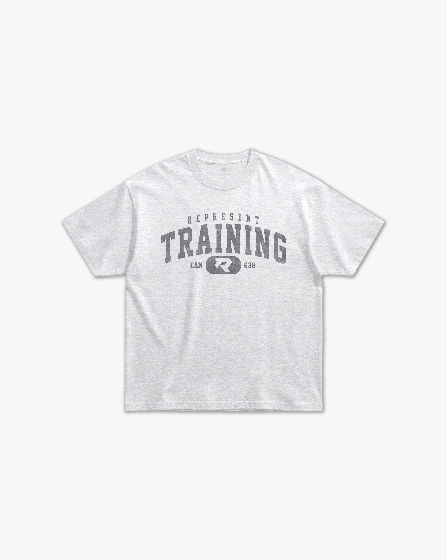 (639) Varsity Training Elite Tee in Ash/Vintage Gray - Represent Training