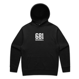 THE (681) VARSITY BASEBALL ELITE HOODIE - BLACK/WHITE