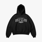 (683) Vintage Varsity Golf Elite Hoodie in Black/Faded White - Represent Golf