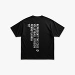 (717) X2 Volleyball Elite Tee in Black/White - Represent Volleyball