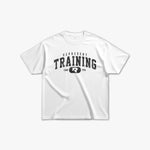 (753) Varsity Training Elite Tee in White/Vintage Black - Represent Training