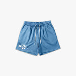 (802) Varsity Baseball 6" Pro-Mesh Short in Light Blue/White - Represent Baseball