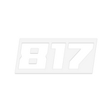 THE (817) FOUNDATION PREMIUM STICKER - WHITE