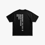 (819) X2 Soccer Elite Tee in Black/White - Represent Soccer