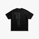 (837) X2 Volleyball Elite Tee in Black/Storm - Represent Volleyball