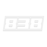 THE (838) FOUNDATION PREMIUM STICKER - WHITE