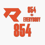 THE (854) VS. EVERYBODY PREMIUM DECAL 3-PACK