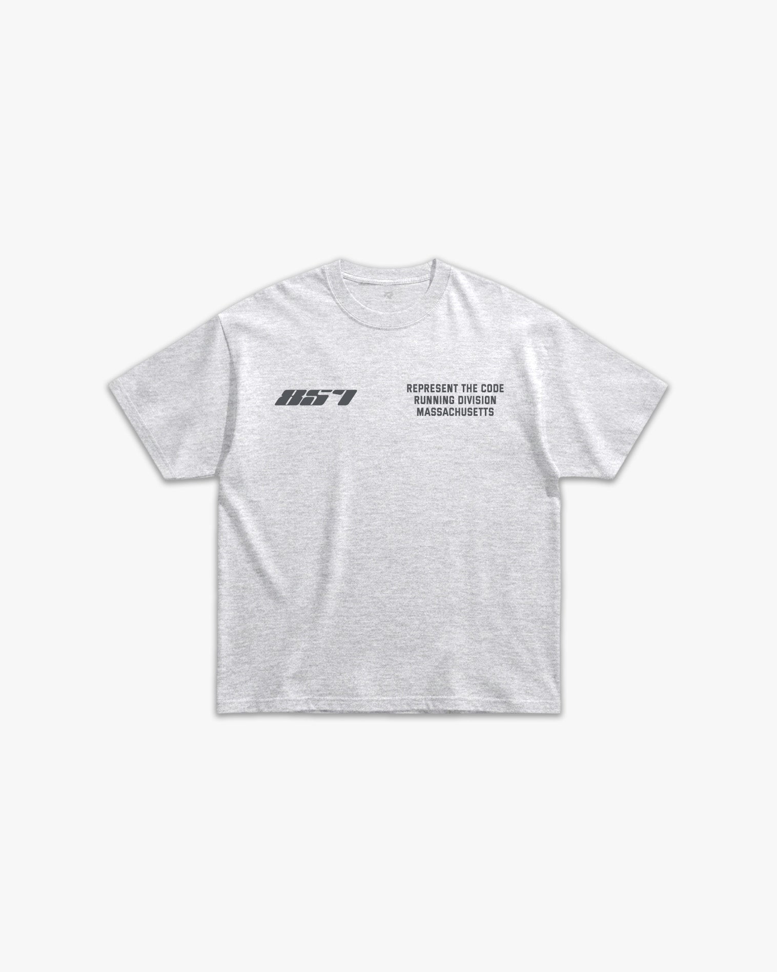 (857) X3M Running Elite Tee in Ash/Storm - Represent Running