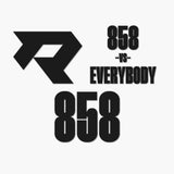 THE (858) VS. EVERYBODY PREMIUM DECAL 3-PACK