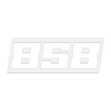 THE (858) FOUNDATION PREMIUM STICKER - WHITE