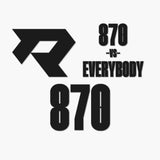 THE (870) VS. EVERYBODY PREMIUM DECAL 3-PACK