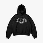 (907) Vintage Varsity Golf Elite Hoodie in Black/Faded White - Represent Golf