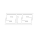 THE (915) FOUNDATION PREMIUM STICKER - WHITE