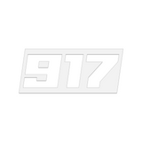 THE (917) FOUNDATION PREMIUM STICKER - WHITE