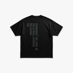 (918) X2 Volleyball Elite Tee in Black/Storm - Represent Volleyball