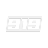 THE (919) FOUNDATION PREMIUM STICKER - WHITE