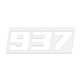 THE (937) FOUNDATION PREMIUM STICKER - WHITE