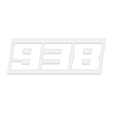 THE (938) FOUNDATION PREMIUM STICKER - WHITE