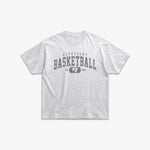 (956) Vintage Varsity Basketball Elite Tee in Ash/Faded Storm - Represent Basketball