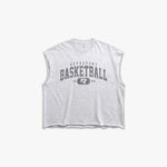 (970) Varsity Basketball Raw Gym Cutoff in Ash/Vintage Gray - Represent Basketball