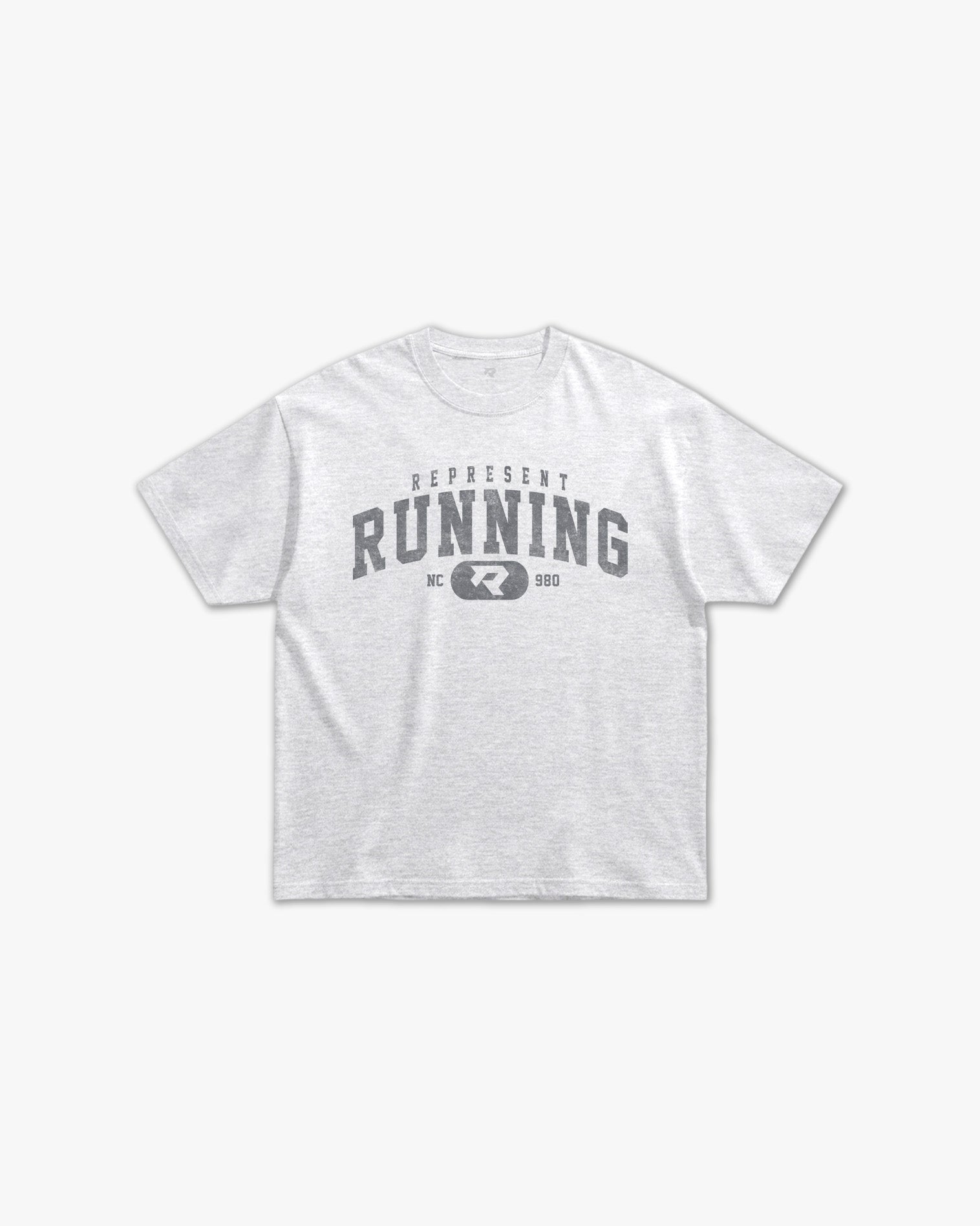 (980) Varsity Running Elite Tee in Ash/Vintage Gray - Represent Running