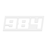 THE (984) FOUNDATION PREMIUM STICKER - WHITE