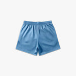 Varsity Football 6" Pro-Mesh Short Back in Light Blue/White - Represent The Code