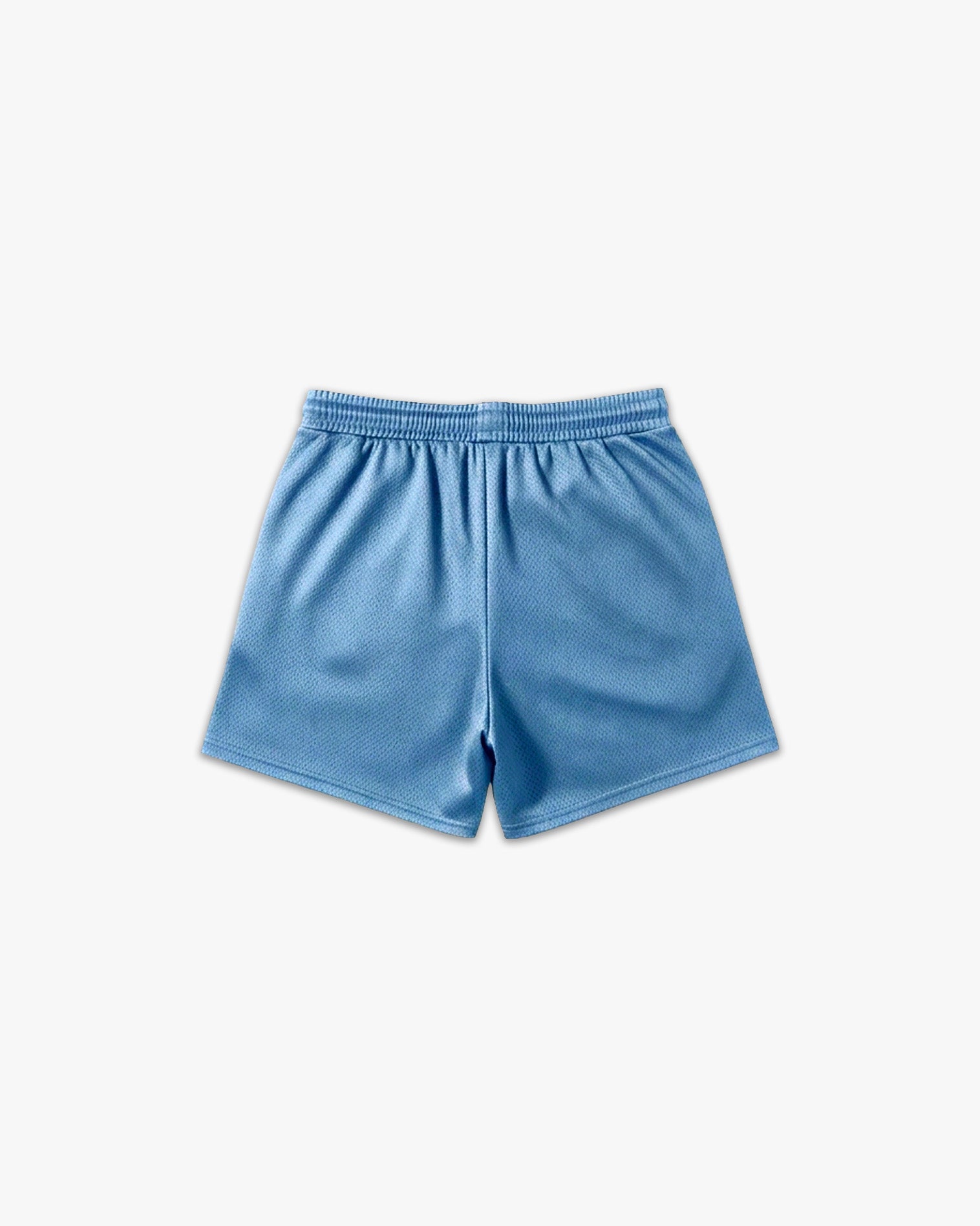 Varsity Football 6" Pro-Mesh Short Back in Light Blue/White - Represent The Code