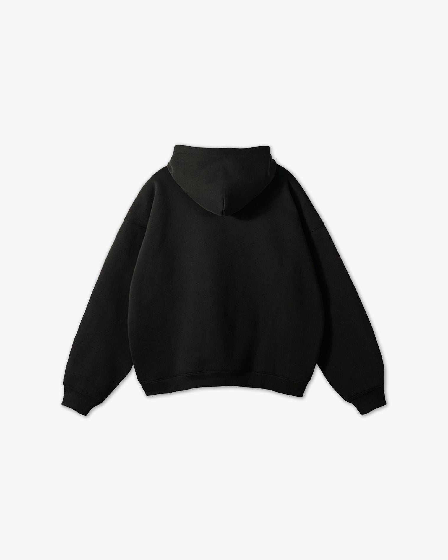 Vintage Varsity Elite Box Hoodie Back in Black/Vintage White - Represent The Code