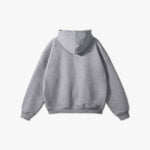 BACK Vintage Varsity Elite Box Hoodie Heather Vintage Gray