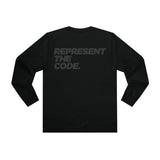 THE (520) REPRESENT PREMIER LONG SLEEVE - BLACK/BLACK