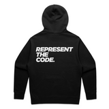 THE (434) REPRESENT ELITE HOODIE - BLACK/WHITE